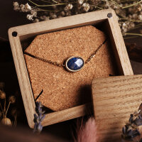 Mirror Armband mit ovalem Anhänger - Holzkern Modell: Jewelry