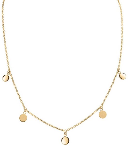 Halskette mit 5 Plättchen Anhängern - Boccia Jewelry Modell: 08064-02