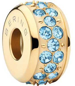 Charm aus Edelstahl mit Steinen besetzt - Bering Jewelry Modell: Glow-4