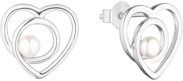 Orecchini a cuore con perla - s.Oliver Jewelry Modello: 2037822