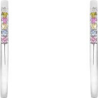 Orecchini a cerchio con pietre colorate - s.Oliver Jewelry Modello: 2037840