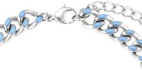 Bracciale Panzer con dettagli in smalto blu - s.Oliver Jewelry Modello: 2037973