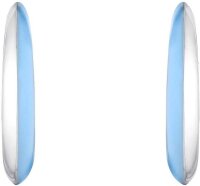Orecchini a cerchio con smalto blu - s.Oliver Jewelry Modello: 2037974