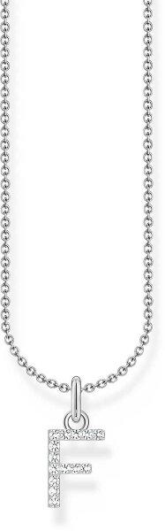 Collana con pendente della lettera F - Thomas Sabo Modello: KE2245-051-14