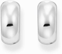 Orecchini a cerchio argentati, in stile Chunky ispirato agli anni 90 - Thomas Sabo Modello: CR741-001-21