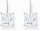 Orecchini pendenti con grande zircone bianco taglio princess - Thomas Sabo Modello: H2289-051-14