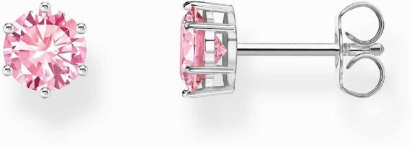 Orecchini a perno con zircone rosa taglio brillante - Thomas Sabo Modello: H2301-051-9