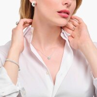 Collana con pendente Halo e pietre bianche - Thomas Sabo Modello: KE2279-051-14