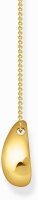 Collana con pendente a goccia organica con retro aperto per una sensazione di leggerezza - Thomas Sabo Modello: KE2281-413-39