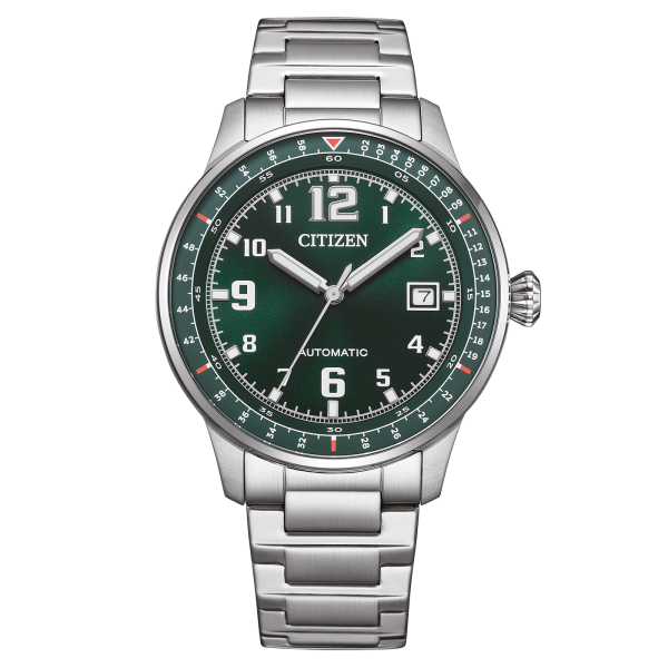 Citizen orologio da uomo modello: NJ0190-51X con quadrante verde
