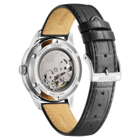 Citizen orologio da uomo modello: NY4058-01EE con quadrante nero e cinturino in pelle