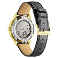 Citizen orologio da uomo modello: NY4059-09AE con quadrante bianco e cinturino in pelle