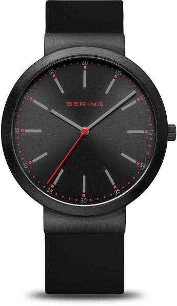 Bering Herrenuhr Modell: 10141-402 mit schwarzem Zifferblatt