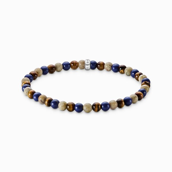 Beads Armband aus Lapislazuli, Jaspis und Tigerauge - Thomas Sabo Modell: A2183-531-7-L19