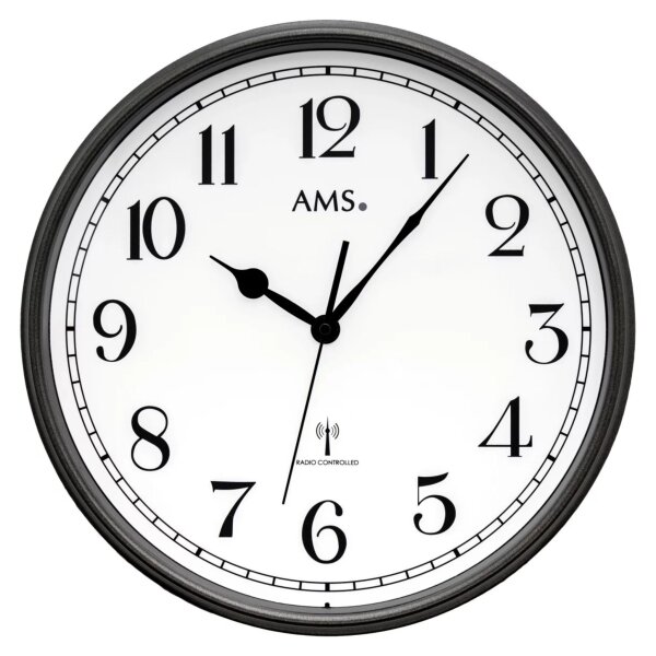 Orologio da parete AMS 5611 con cassa in plastica