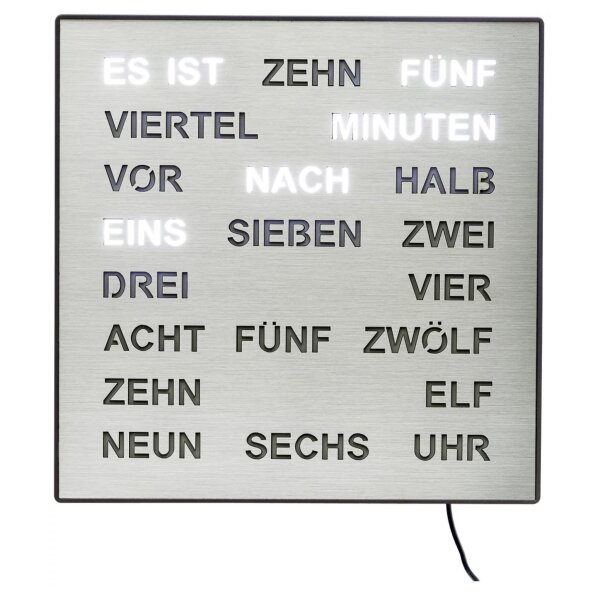 Orologio da tavolo e da parete AMS 1245 - Cassa in plastica