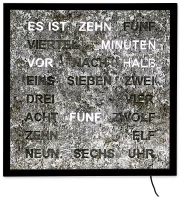 AMS Orologio da parete in quarzo 1269 - Cassa in metallo...