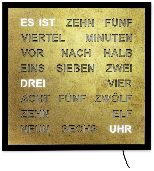 Orologio da parete AMS Quarzo 1271 - Scocca in metallo verniciato