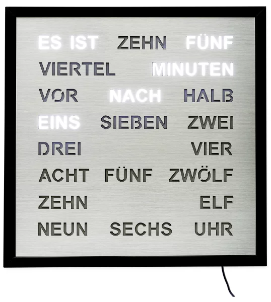 Orologio da parete AMS Quarzo 1275 - Cassa in metallo verniciato