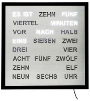 Orologio da parete AMS Quarzo 1275 - Cassa in metallo...
