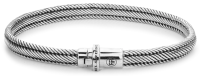 Bracciale in argento spesso 6mm - modello Rebel&Rose: RR-BR032-S-L