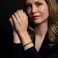 Bracciale in argento spesso 6mm - modello Rebel&Rose: RR-BR032-S-L