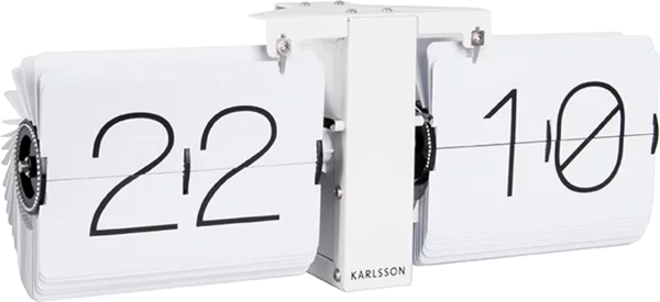 Karlsson KA5602WH - Flip Clock
