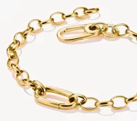 Glieder- Charm-Armband vergoldet- Thomas Sabo Modell: C1202-413-39-L17