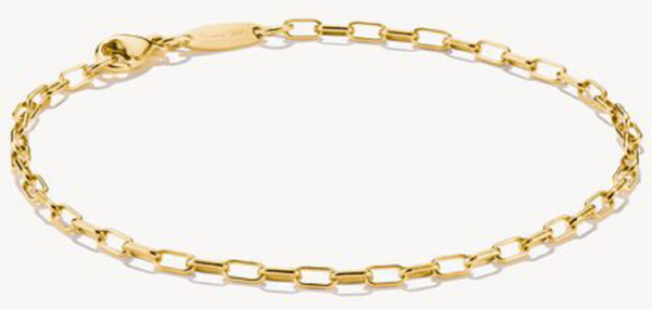 Glieder-Armband, aus Silber, vergoldet - Thomas Sabo Modell: A2206-413-39-L19V