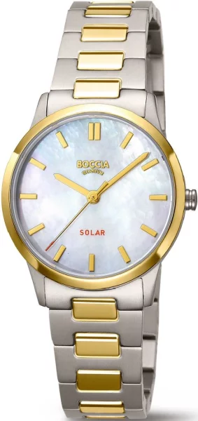 Damenuhr, Solar - Boccia Modell: 3363-04