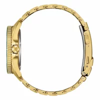 Citizen Herrenuhr Modell: BN0262-59W mit grünem Zifferblatt, goldfarbenem Edelstahlgehäuse und Edelstahlarmband