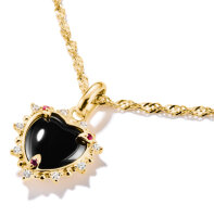 Thomas Sabo Charm-Anhänger Vintage-Herz schwarz...