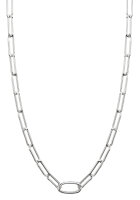 Thomas Sabo Charm-Kette Paperclip mit einem Connect Link Silber