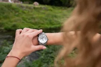 Orologio da donna in acciaio inossidabile color argento - Modello Vostok Europe VS42-125A755B.