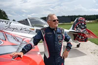 Orologio da uomo nero con cinturino in silicone rosso - Modello Vostok Europe VK68-592C775