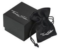 Collana in argento Sterling 925 con ciondolo a goccia con pietra di zircone bianco, Thomas Sabo, modello: KE2213-051-14-L45V