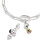 Ciondolo Charm in argento sterling 925 riciclato con motivo PEANUTS Snoopy dipinto a mano, Thomas Sabo, Modello: 2225-664-11