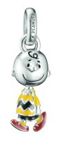 Ciondolo charm in argento riciclato 925 Charlie Brown...