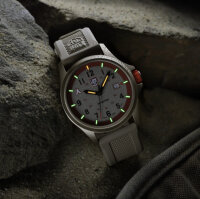 Herren-Abenteueruhr aus ALUMI-NOX mit sandfarbenem Zifferblatt, Luminox Bear Grylls Survival Land Modell: XB.3717