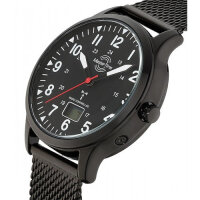 Master Time Herren Funkuhr Super Power Aviation Metall...