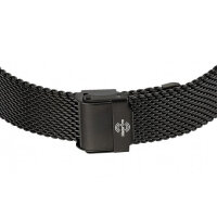 Master Time Herren Funkuhr Super Power Aviation Metall Schwarz