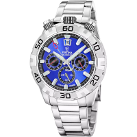 Herrenuhr Bullhead Dunkelblau mit Stahlarmband – Festina Modell: F20743/X