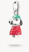 Charm-Anhänger Snoopy, aus Silber- Modell: CC1309-664-7