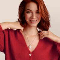 Charm-Anhänger Snoopy Schneeball aus 925er Sterlingsilber Zirkonia - Thomas Sabo Modell: PE990-691-14