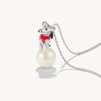 Snoopy PEANUTS Anhänger mit Herz auf Schneeball aus recyceltem 925er Sterlingsilber - Thomas Sabo Modell: PE991-664-14