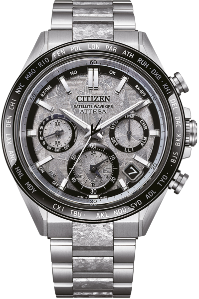 Herrenuhr mit rekristallisiertem Super Titanium, Eco-Drive GPS - Citizen Modell: CC4076-65A