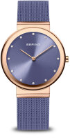 Damenuhr BERING Classic Roségold Uhr - Elegantes...