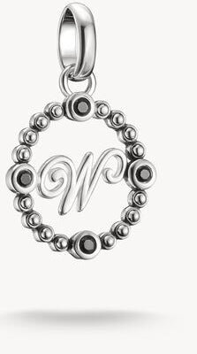 Eleganter Wednesday W Zirkonia Silber Charm-Anhänger Connect - THOMAS SABO Modell: CC1317-643-11
