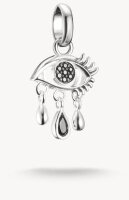 Charm-Anhänger Wednesday Schwarze Tränen Zirkonia Recyceltes Silber Connect - THOMAS SABO Modell: CC1319-643-11