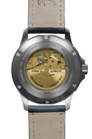 Bauhaus Herrenuhr Automatik DayDate, Titan Saphirglas - Silbernes Zifferblatt - Bauhaus Modell: 28621